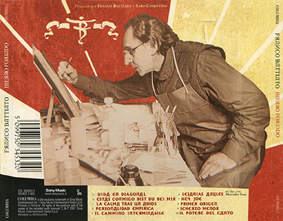 franco battiato cd hierro forjado tray out