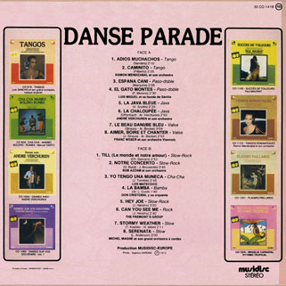 fremont's group danse parade musidisc back