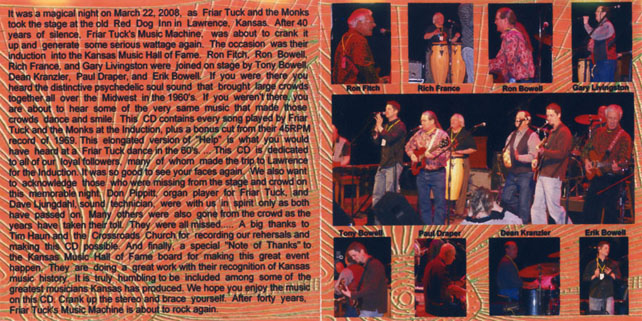 friar tucks and the monks cd music machine cover in