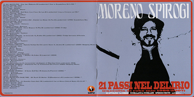 Gli Avvoltoi CD 21 Passi Nel Delirio ‎booklet 1
