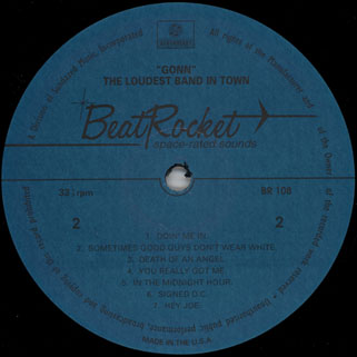 gonn lp loudest band in town label 2