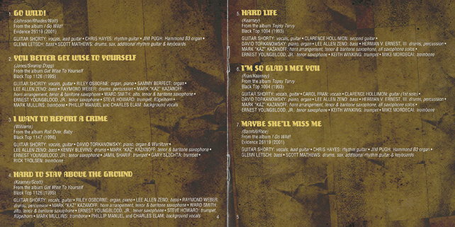 Guitar Shorty CD The Long And Short Of It booklet 3