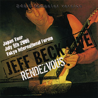 jeff beck tokyo 2005 cd rendez vous front