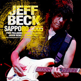 jeff beck july 13, 2005 cd sapporo 2005 front