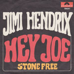 jimi single hey joe holland, germany and italy 1966