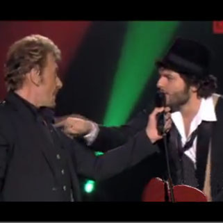 johnny hallyday et mathieu chedid a taratata