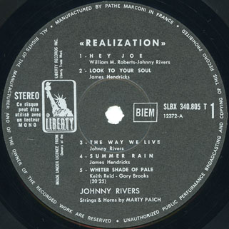 johnny rivers lp realization label 1