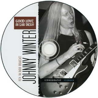 johnny winter cd good love in san diego label