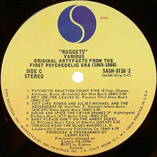 leaves lp psychedelic era sire label 3