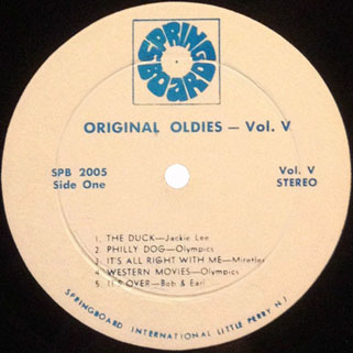 leaves lp original oldies volume 5 label 1