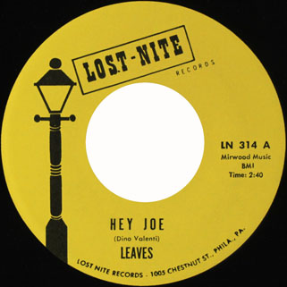 leaves single lost nite hey joe