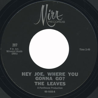 leaves single mira 207 hey joe