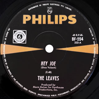 leaves single philips hey joe