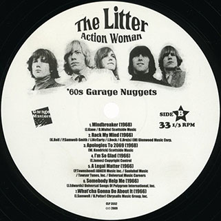 litter lp action woman label 2