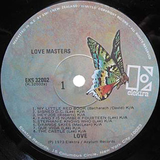 love lp elektra masters nz label 1