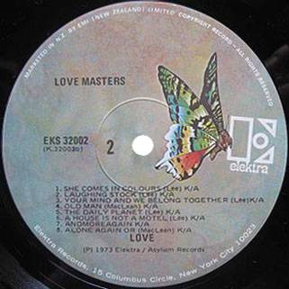 love lp elektra masters nz label 2