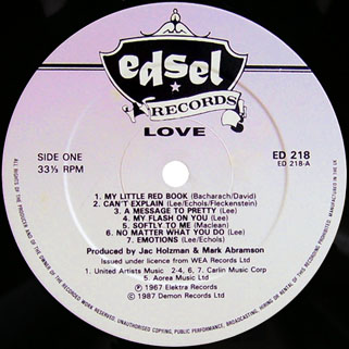 love lp same edsel label 1