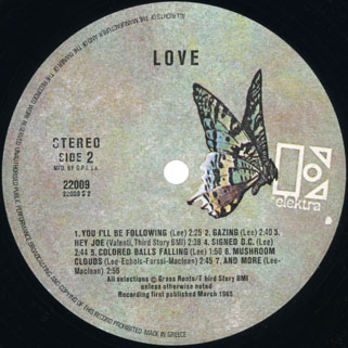 love lp same elektra greece label 2