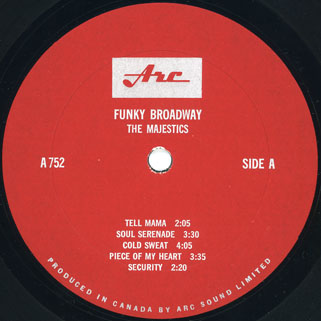 majestics lp funky broadway label A