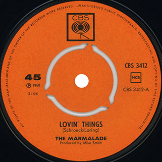 marmalade single cbs norway label lovin' things