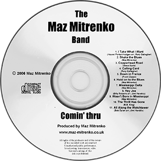 maz mitrenko band cd comin'thru label