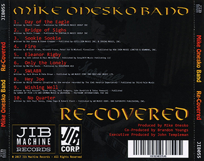 Mike Onesko Band CD Re-Covered USA  tray