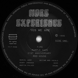 More Experience LP Yes We Are label 1