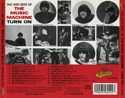 music machine cd the very best of label collectables tray out
