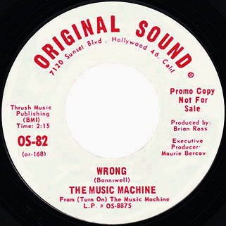 music machine single promo side wrong