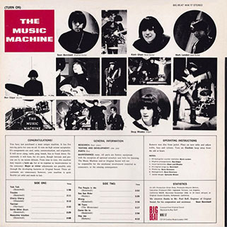 music machine lp turn on label big beat back