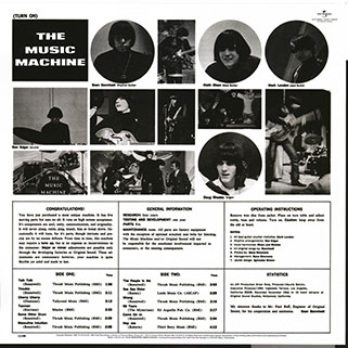 music machine lp turn on label craft back