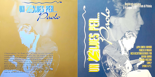 Nic Becattini and the Serious Fun CD various Un Blues Per Paolo cover out