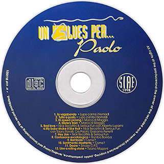 Nic Becattini and the Serious Fun CD various Un Blues Per Paolo label