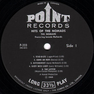 nomads lp hits of the nomads label 1