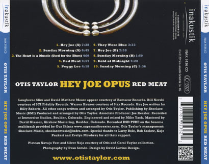 otis taylor cd hey joe opus red meat tray