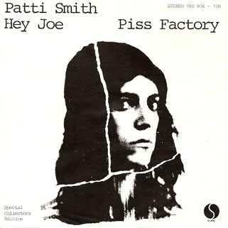 patti smith 7 inches hey joe sire germany