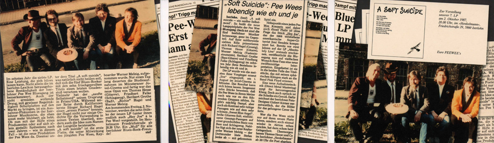 pee wee bluesgang CD a soft suicide cover in