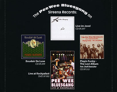 peewee bluesgang cd absolutely live trayin