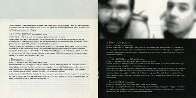 Sonderfeld CD Stumbling Lovers booklet 4