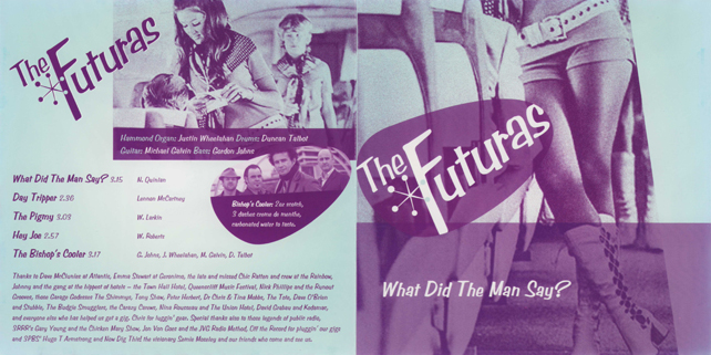 The Futuras CD What Did The Man Say? cover out