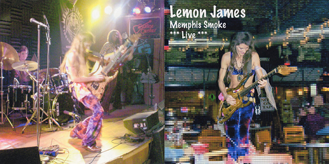 Lemon James CD Memphis Smoke Live cover out