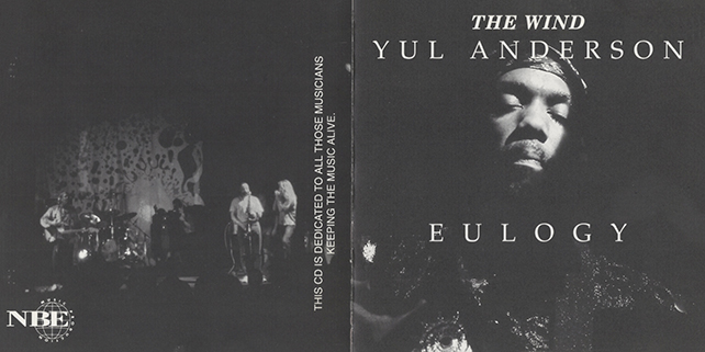 Yul Anderson CD The Wind Eulogy cover out