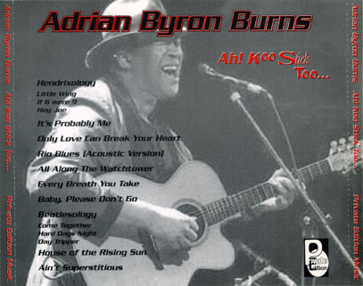 adrian byron burns cd ah koo stick too tray