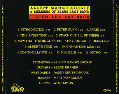 albert mangeldorff cd listen and lay back tray