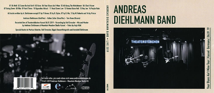 andreas diehlmann band cd live 2019 cover out