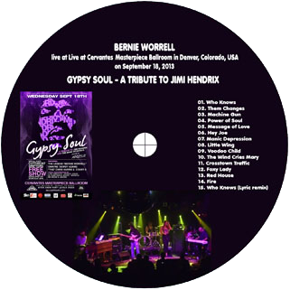 bernie worrell with gypsy soul - a tribute to jimi hendrix label