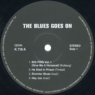 blues goes on lp same label 1