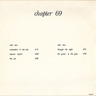 chapter 69 lp somewhere in the city back