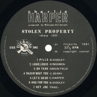 charlie harper stolen property label 1