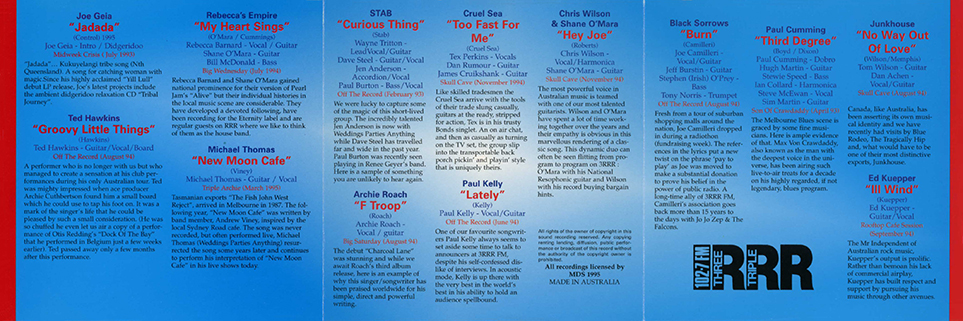 Chris Wilson and Shane O'Mara CD Used and Recorded RRR volume 1 cover in
